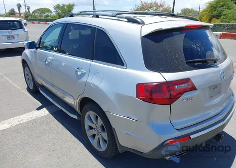 2013 Acura Mdx Advance Package z USA, uszkodzony, nr VIN 2HNYD2H68DH507400